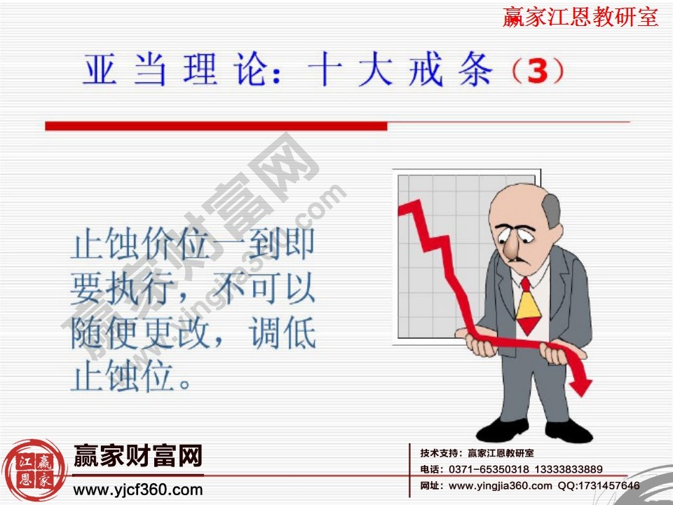 止損價(jià)位一到就要執(zhí)行,不能隨便更改,調(diào)低止損位